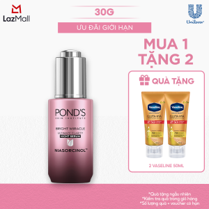 Serum sáng da đa tầng ban đêm Ponds Bright Miracle thúc đẩy tái tạo mờ thâm sạm với 50X Niasorcinol 30G