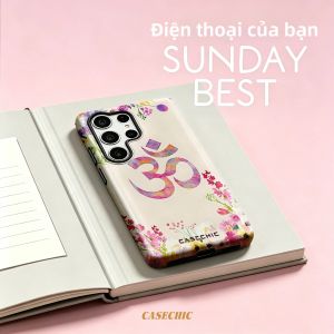 Potdemiel | Ốp Điện Thoại Samsung Galaxy S26 Ultra A56 Thiết Kế Mèo Hoa Hai Lớp Bảo Vệ - Họa Tiết Tinh Tế Chống Sốc Chống Xước Chất Liệu TPU Mềm + PC