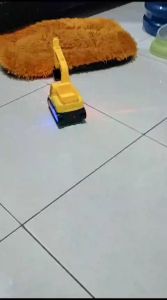 Mainan Anak Laki Excavator Elektrik Mainan Mobil Truk Beko Baterai Kontruksi Excavator Lampu & Musik