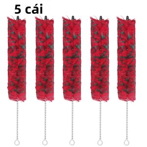 IRIN | Bộ Bàn Chải Vệ Sinh Nhạc Cụ Hơi Đa Năng - Phụ Kiện Kèn Clarinet Saxophone Flute Màu Đỏ Để Bảo Dưỡng
