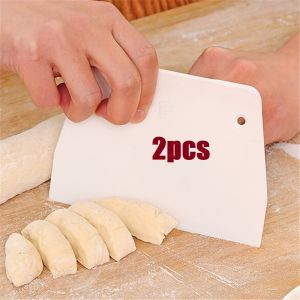 2PCS Kitchen Baking Tools T-Shape Plastic Scraper Board for Cream Cake Chocolate Board Kitchenware Gadget