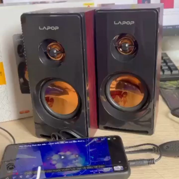 Loa Vi Tính LAPOP A55 2.0 - Hàng chính hãng