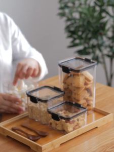 Toples Makanan Kedap Udara Transparan / Toples Snack Serbaguna