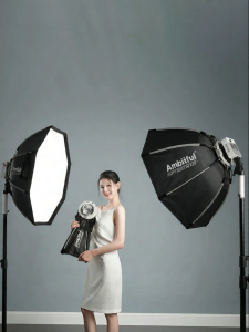 AMBITFUL | Quick Mount Octagonal Softbox Light Grid Portable Softbox