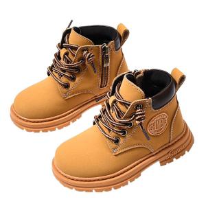 SOUMON | Girly Warm Fleece Leather Boots