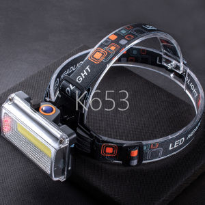 SmilingShark Đèn Pha K653 Đèn Pha Led COB Đèn Pha Mạnh Sạc USB Đèn Pha Chống Nước Màu Trắng Đỏ Xanh Lá Cây Đèn Pha Cứu Hộ Dùng Chung Cho Câu Cá Đi Bộ Đường Dài Tìm Kiếm Khẩn Cấp Sửa Chữa Ô Tô Ban Đêm Ngoài Trời