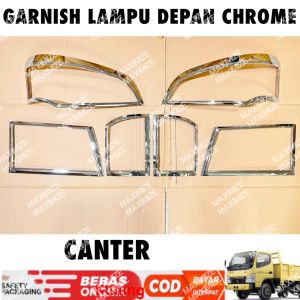 Garnish Lampu Depan Mitsubishi Canter Cover Chrome