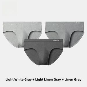 Miiow | Mens Triangle Underwear Soft Pure Cotton Mid-Waist Seamless Breathable Comfortable Shorts MiiOW Cat Man 2025 New Arrival