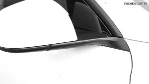 For Tesla Model Y Juniper Model YL 2025-2026 Rearview Mirror Stainless Steel Anti-collision Strips Trim Anti-scratch Accessories