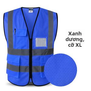 LIKAI | Áo Phản Quang Công Việc Thoáng Khí Nhiều Túi