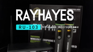RAYHAYES RGB Professional Wireless Microphone UHF Handheld Rechargeable Dynamic Microphone