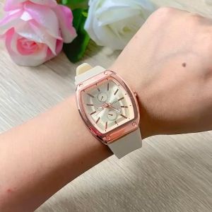 JAM TANGAN WANITA MURAH TALI RUBBER PREMIUM FASHION STYLE