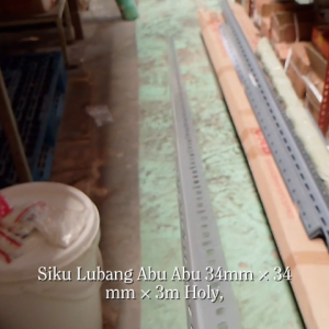 Siku Lubang Abu - Abu 10BATANG 34mm x 34mm x 3m HOLY