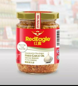 RED EAGLE FRIED GARLIC AND ONION OIL 200GM/ Mala Fried Garlic Oil 200gm