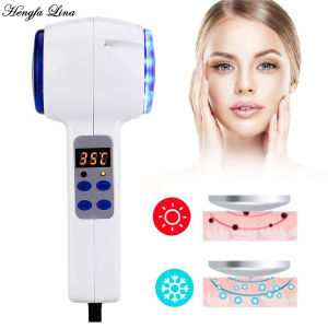 Face Care Device Hot Cold Hammer Cryotherapy Blue Photon Acne Treatment Lifting Rejuvenation Facial Massager Skin Care Tools