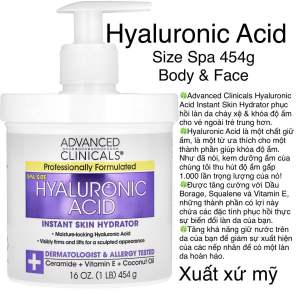 [MỸ] Cream 10% Glycolic Acid Lactic Acid exfolianting No Added Fragrance Advanced Clinicals 454g dưỡng da chống lão hóa