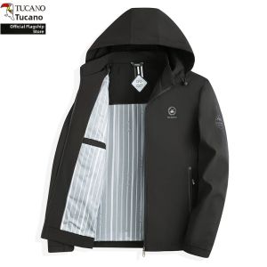 TUCANO | Removable Hood Autumn Jacket for Middle-aged and Elder Men