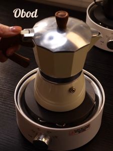 Mini Electric Stove For Coffee Moka Pot Portable Hot Plate Freshly Brewed Coffee Machine Mocan Pot Ceramic Tea Stove Flower Teapot Single Burner Coffee Warmer Heater