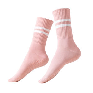 ถุงเท้า ถุงเท้าโยคะ yoga socks ถุงเท้าข้อยาว ถุงเท้าซิลิโคน กันลื่น ถุงเท้า สำหรับเล่นโยคะ พิลาทิส กันลื่นเต็มฝ่าเท้า ระบายอากาศได้ดี