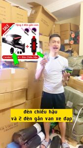 Combo đèn xe đạp thể thao + đèn chiếu hậu cảnh báo gắn đuôi xe TẶNG 2 ĐÈN GẮN VAN XE ĐẠP - hãng dododios Thương Hiệu Dododios Bảo Hành 1 Đổi 1 - Lazada