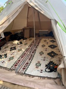 Luxury Camping Blanket Sofa Coverlet RV Tent Decorative Throw Cotton Blend Geometric Pattern Ethnic Style All Season Bedding