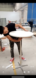 Simple Plastic Extendable Outdoor Folding Table Rectangular Dining Table for Home Commercial Use And Street Vendors