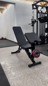 Foldable Multifunction Adjustable Dumbbell Bench Weight Stool Leg Extension Curl Lifting Abs Flat Incline Upright