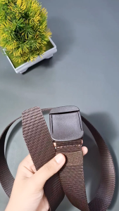 Ikat Pinggang Pria Tactical Nylon Kanvas Sabuk Kuat Anti Detector dengan Gesper Stylish Kuat Trendy