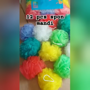 Spon Mandi Jaring Shower Gel isi 12 pcs