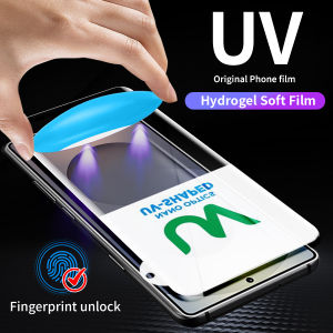 Fingerprint Unlock UV Liquid Hydrogel Film for HONOR Magic7 Pro 7 RSR Magic6 6 Pro 5 4 3 Magic5 Pro Magic4 Pro Magic3 Pro Honor 200 Pro 90 50 X9a X9C X9B HD Clear Screen Protector Film