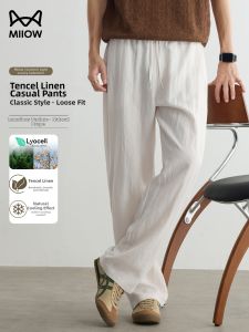 MiiOW | Linen Lyocell Breathable Summer Straight Fit Casual Pants