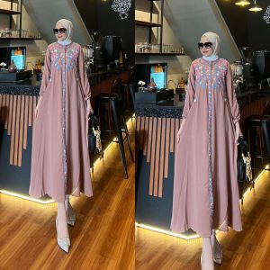 GAMIS CRINKLE BORDIR TERBARU / GAMIS PREMIUM CRINGKEL BORDIR