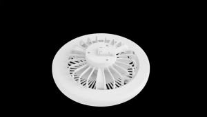 Rattan Woven Ceiling Fan Light E27 Sockets Remote Control Flush Mount Silent Fan Lamp Boho Cage Light For Bedroom Living Room