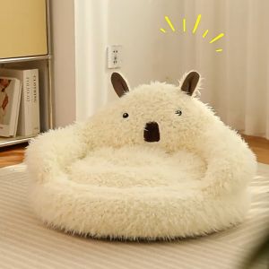 Ổ nằm cừu Alpaca trắng siêu mềm cho thú cưng - Tiệm Mèo Moa