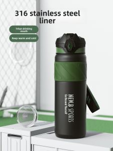 TAOSENLIN | Mens 316 Stainless Steel Large Capacity Thermal Cup for Students and Sports