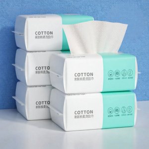 Disposable Thick Facial Towel Cotton Soft For Baby Home Use Cleansing and Makeup Removal