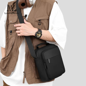 LouisWill Mens Shoulder Bag Shoulder Bag Large Capacity Leisure Bag Waterproof Crossbody Bag Portable Shoulder Bag Messenger Bags Fashion Anti-Scratch Bag Sling Bag