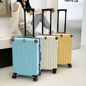 ❤️ราคาโรงงาน❤️ กระเป๋าเดินทาง อลูมิเนียม กระเป๋าเดินทางล้อลาก ABS+PC น้ำหนัก เบา 360 องศา ทนสุดๆ กรอบอลูมิเนียม ผู้ให้บริการกระเป๋าเดินทาง 20นิ้ว 24นิ้ว28 นิ้ว กระเป๋าเดินทางขึ้นเครื่อง เหมาะสำหรับการเดินทาง