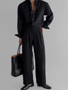 DAVID&ME | UV Protection Linen Shirt & Loose Trousers Set