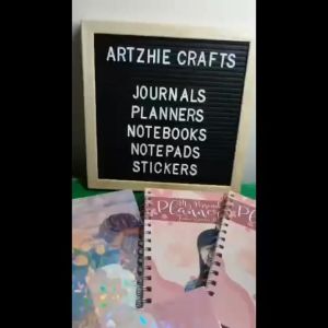 3D Floral Effect Personalized PLANNERS / JOURNALS / BABY MEMORY BOOK / CONFERENCE NOTEBOOK / NOTEBOOK by Artzhie Crafts |
