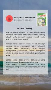 Teknik Closing by Rico Huang dan Diah Gomay