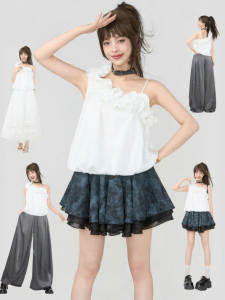 KEIKO | Áo Blouse Dáng Dài Voan Mỏng Vai Trễ