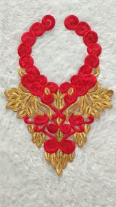 Renda Bordir Aksesoris Tari Coker Anak Motif Daun