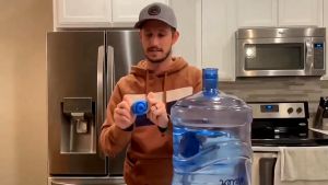 Reusable Silicone Tutup Botol Galon Silikon Food Grade Tutup Galon Air Anti Tumpah Silikon Water Gallon Bottle Cap Silikon