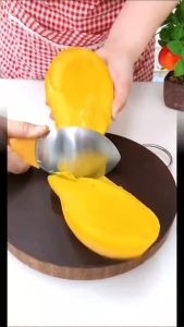 Mango Dicing Tool Multifunctional Peeling Mango Peeler Dicing Digging Spoon Fruit Meat Spoon
