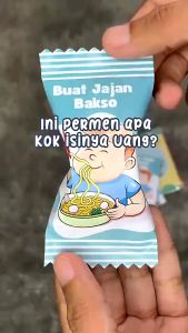 Amplop Angpau Viral Lebaran Idul Fitri Model Permen 1 Pack Isi 10pcs THR Banyak Motif Dan Karakter