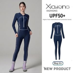 XIAZHIQING | Quick Drying Slim Fit Sun Protective Jellyfish Guard Suit Long Sleeve and Trousers