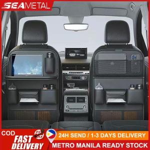 SEAMETAL Car Seat Back Storage Bag Large Capacity Organizer with Foldable Table Waterproof Multifunctional Storage Pockets