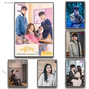 คลาสสิกละครเกาหลีเรื่องความงามที่แท้จริงพิมพ์โปสเตอร์ผ้าใบสำหรับ hiasan kamar อยู่อาศัยภาพของตกแต่งผนังบ้าน