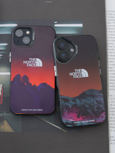 Fashionable Magnetic Snow Mountain Phone Case Outdoor Climbing Protective Shell for  14Pro 16Promax Matte Anti-Fall